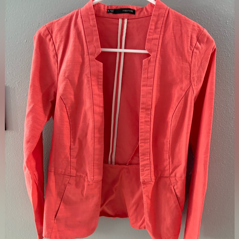 Maurices Women's Coral Jacket - Mandarin Collar
